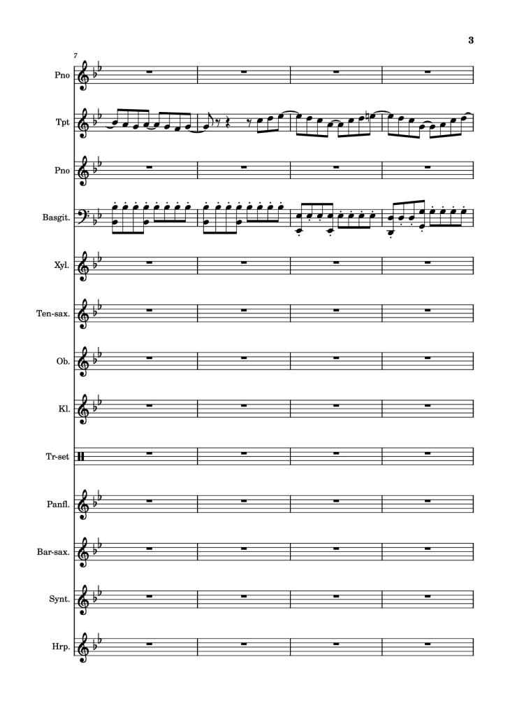 Page 3 of the piano sheet music PDF Piano – After Today, A goofy movie by Powerline