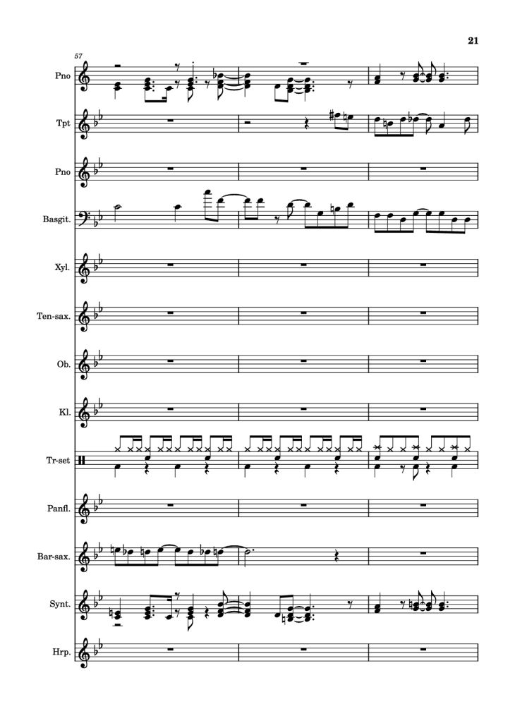 Page 21 of the piano sheet music PDF Piano – After Today, A goofy movie by Powerline