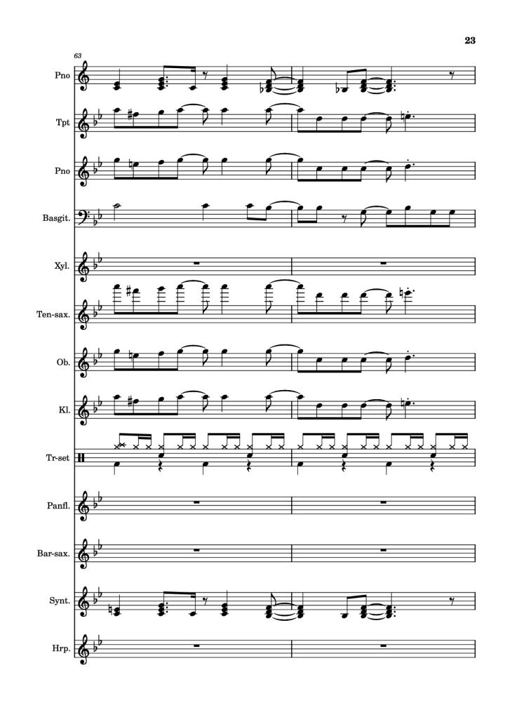 Page 23 of the piano sheet music PDF Piano – After Today, A goofy movie by Powerline