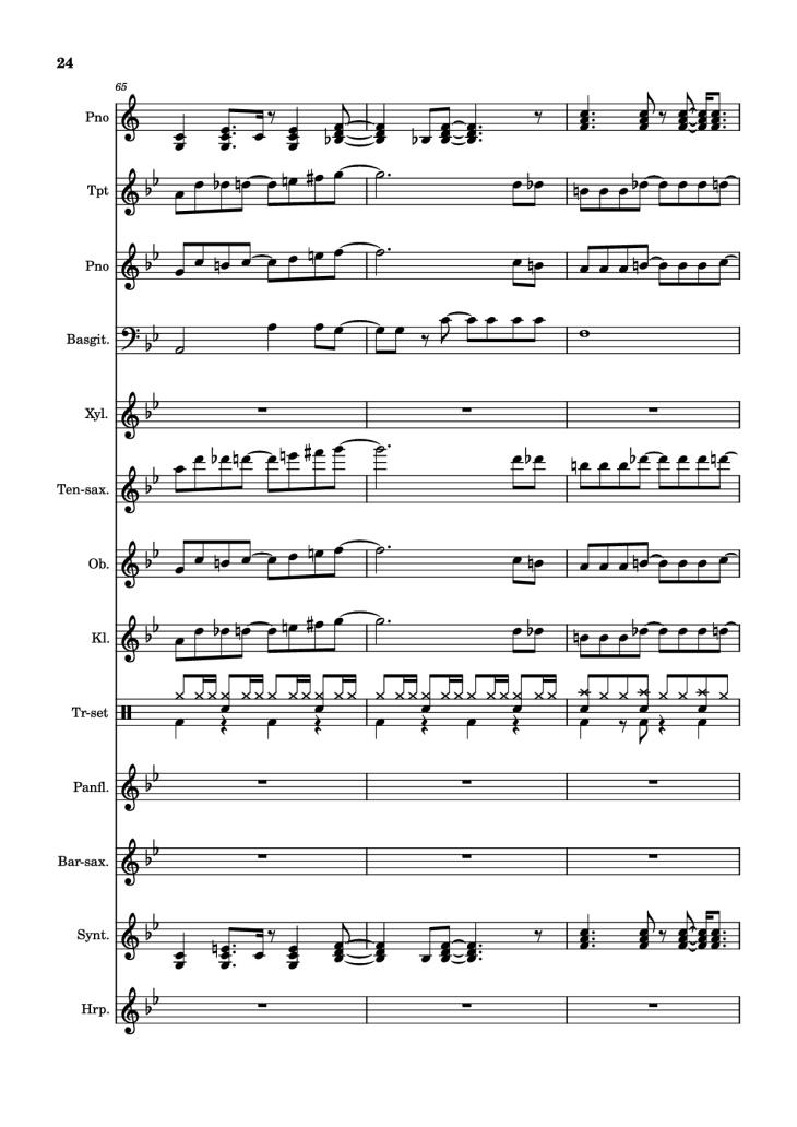 Page 24 of the piano sheet music PDF Piano – After Today, A goofy movie by Powerline