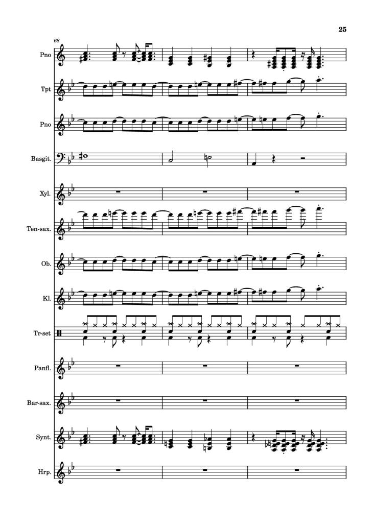 Page 25 of the piano sheet music PDF Piano – After Today, A goofy movie by Powerline