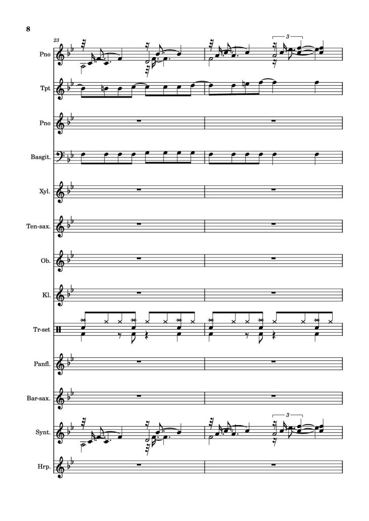 Page 8 of the piano sheet music PDF Piano – After Today, A goofy movie by Powerline