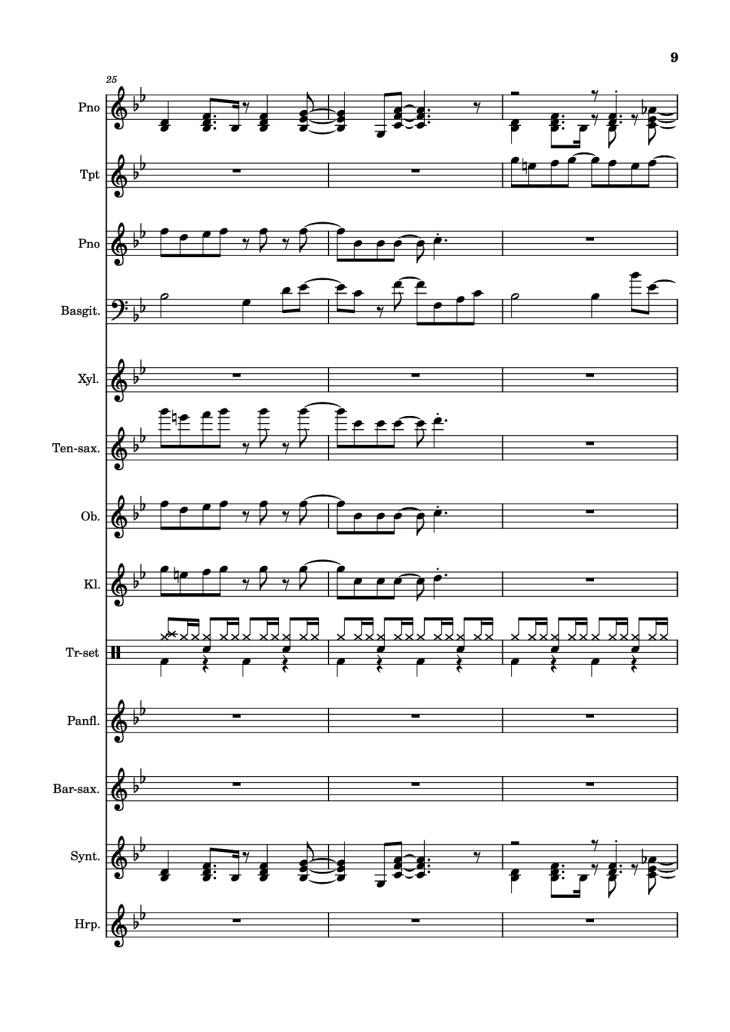 Page 9 of the piano sheet music PDF Piano – After Today, A goofy movie by Powerline