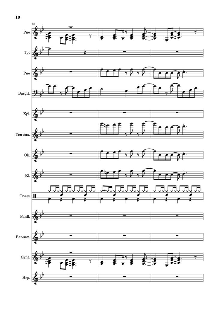 Page 10 of the piano sheet music PDF Piano – After Today, A goofy movie by Powerline