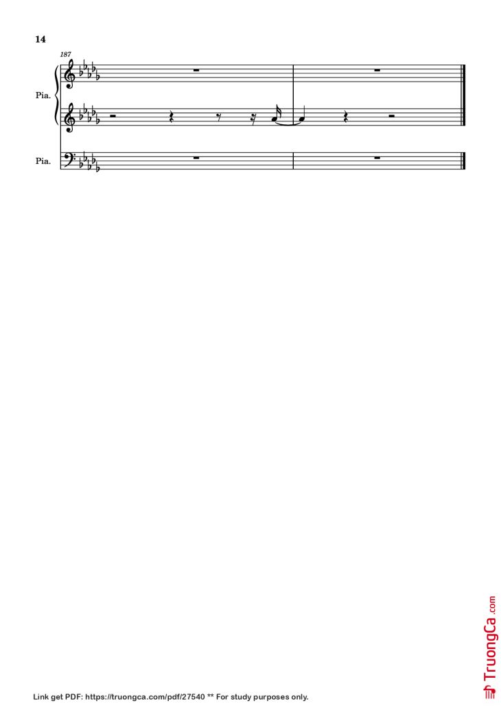 Page 14 of the piano sheet music PDF Piano – Hinkik - Time Leaper Piano by Undefined