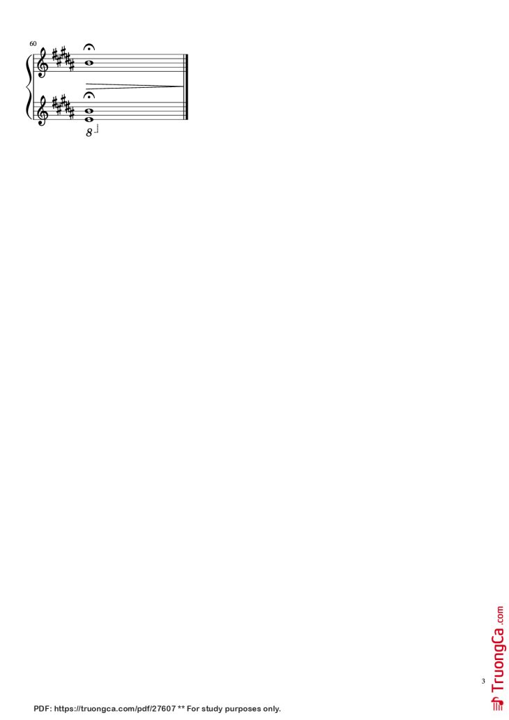 Page 3 of the piano sheet music PDF Piano – Payphone (Without Rap) Piano by Maroon 5