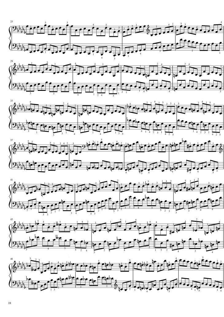 Page 18 of the piano sheet music PDF Piano – Funeral March Sonata No. 2 Op. 35 (Chopin) by Frédéric Chopin