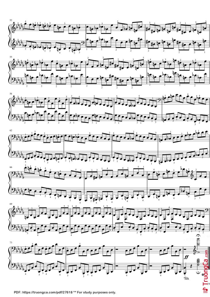 Page 19 of the piano sheet music PDF Piano – Funeral March Sonata No. 2 Op. 35 (Chopin) by Frédéric Chopin