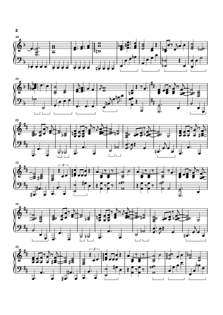 Page 2 of the piano sheet music PDF Piano – Merylu Piano by Izumi Hirotaka