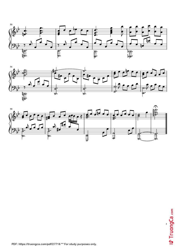 Page 3 of the piano sheet music PDF Piano – Crime and Punishment Piano by Undefined