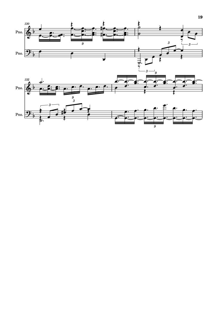 Page 19 of the piano sheet music PDF Piano – score-5bdfbd0626702694b8d652a63c658d6b Piano by Undefined