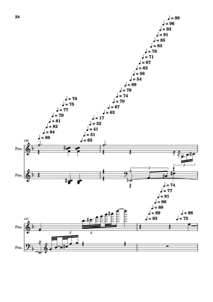 Page 24 of the piano sheet music PDF Piano – score-5bdfbd0626702694b8d652a63c658d6b Piano by Undefined