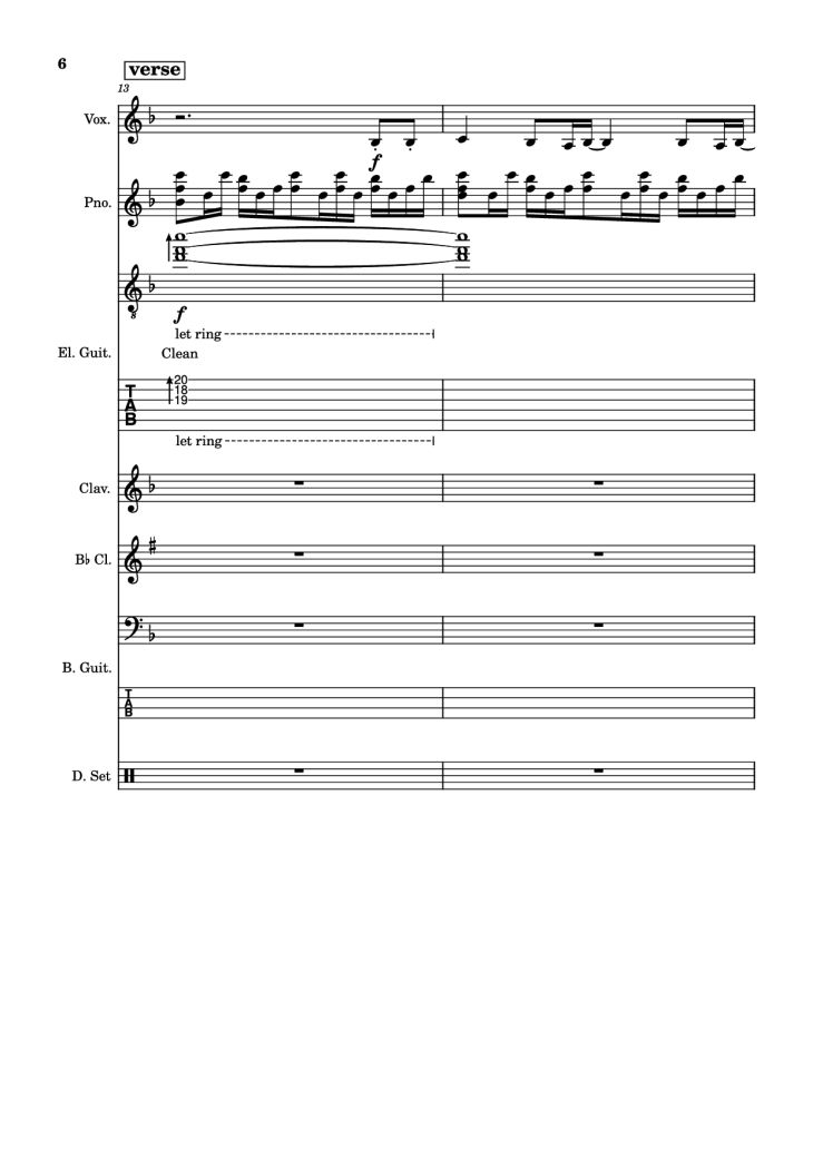 Page 6 of the piano sheet music PDF – Another Man