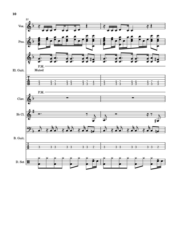 Page 10 of the piano sheet music PDF – Another Man