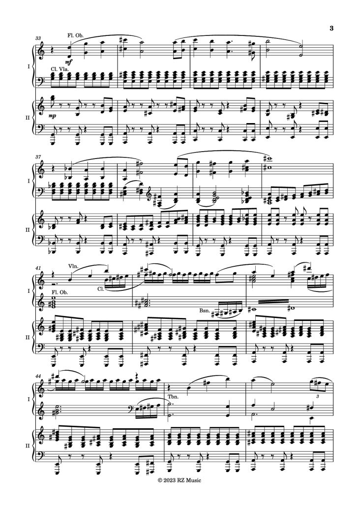 Page 4 of the piano sheet music PDF Piano – Zenith Piano by Ryan Zhu