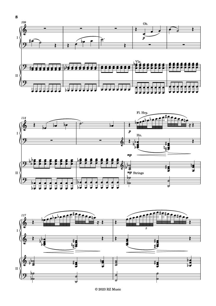 Page 9 of the piano sheet music PDF Piano – Zenith Piano by Ryan Zhu