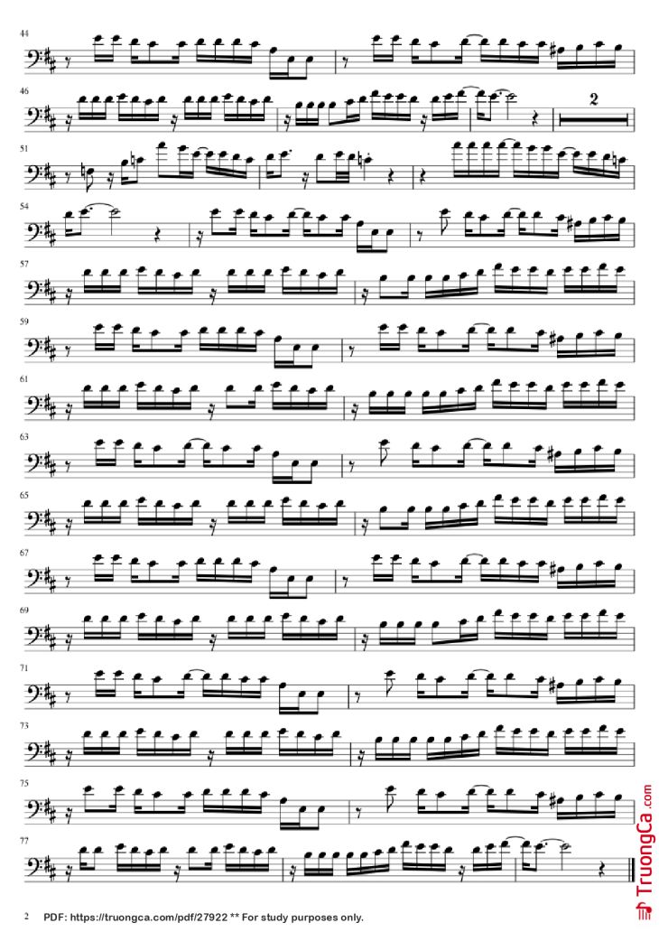 Page 2 of the piano sheet music PDF Piano – One More Time, One More Chance Piano by Undefined