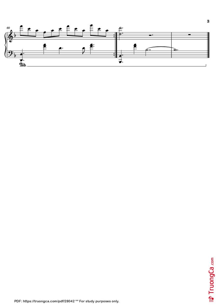 Page 3 of the piano sheet music PDF Piano – Idea 9 Piano by Gibran Alcocer
