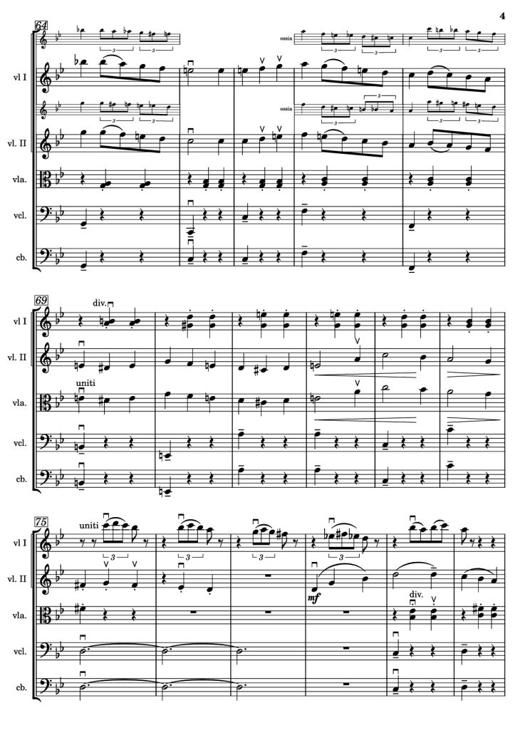 Page 4 of the piano sheet music PDF – El castillo ambulante Violin by Joe Hisaishi