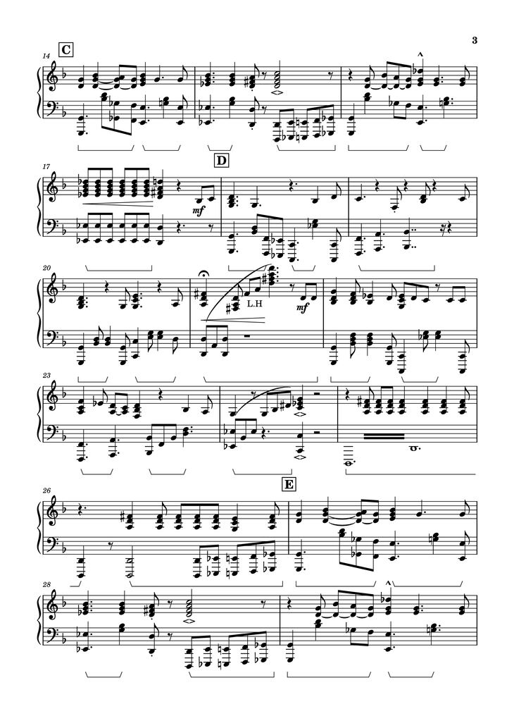 Page 3 of the piano sheet music PDF – You