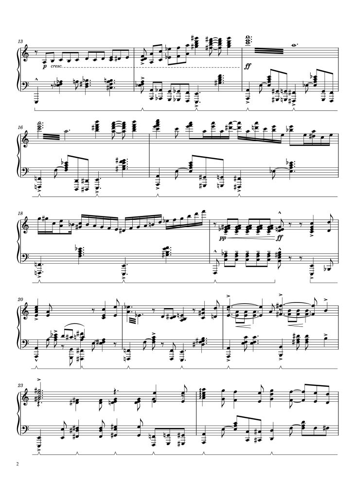 Page 2 of the piano sheet music PDF – You