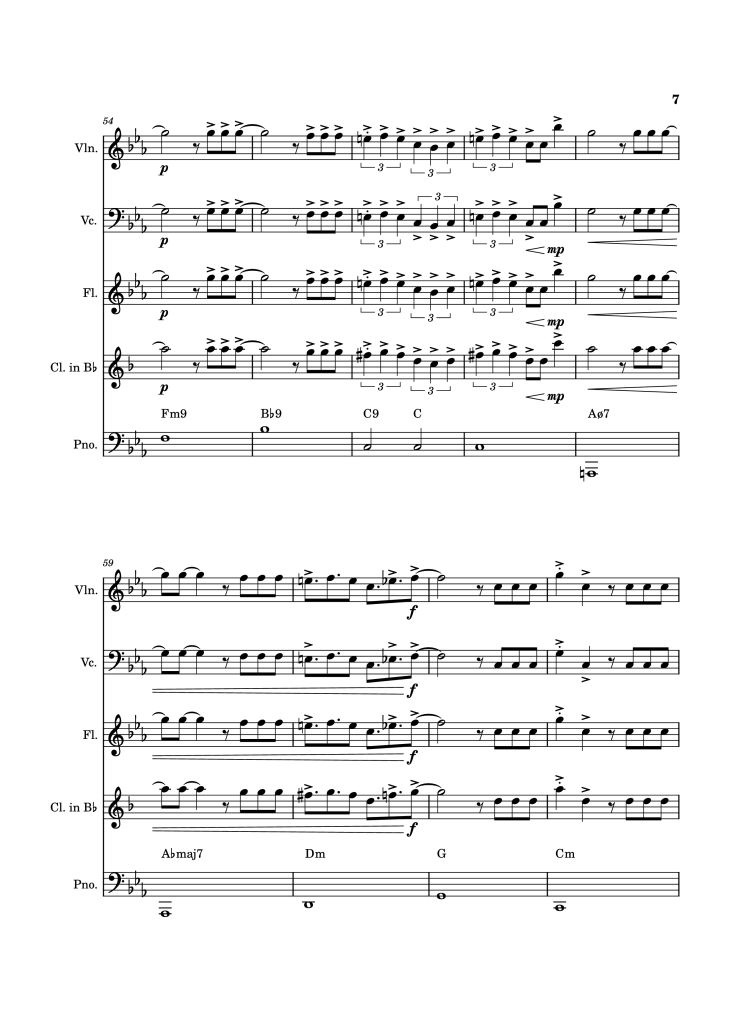 Page 7 of the piano sheet music PDF Piano – Blink Gone Piano by Placeholder