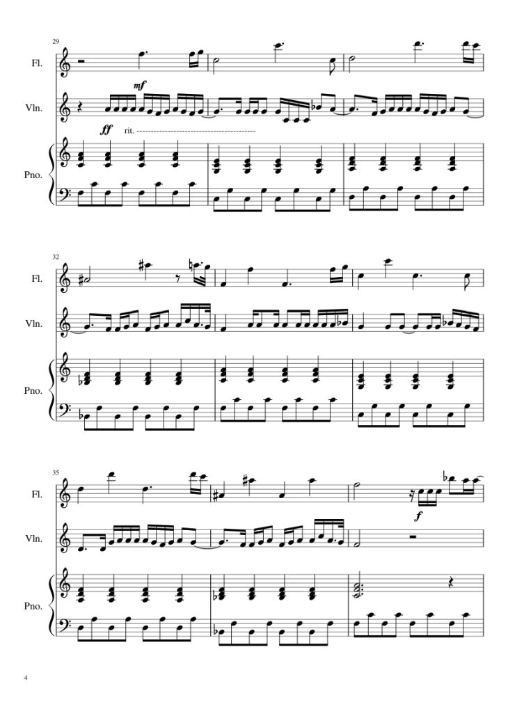 Page 4 of the piano sheet music PDF Piano – Flashlight (Jessie J) Piano by Composer