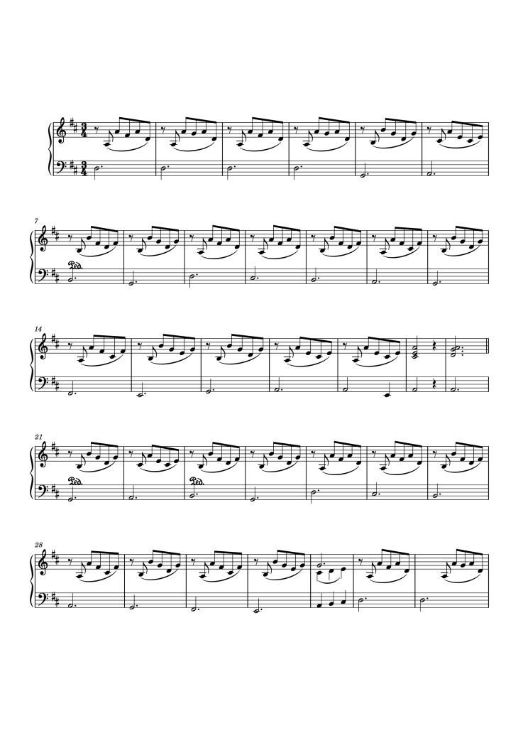 Page 1 of the piano sheet music PDF Piano – score-cd37aa1ce412023e2be9393da3da6624 Piano by Undefined