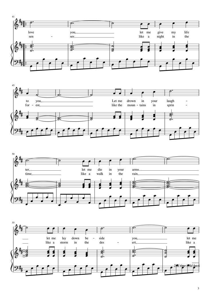 Page 3 of the piano sheet music PDF Piano – score-cdc1236efb01c417b9411daee2e0ff99 Piano by Undefined