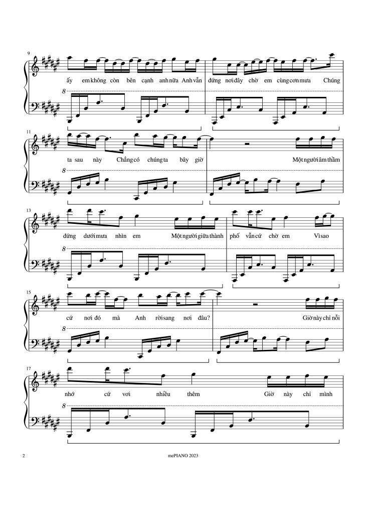 Có cơn mưa nào đôi mình đi qua, Trang 2