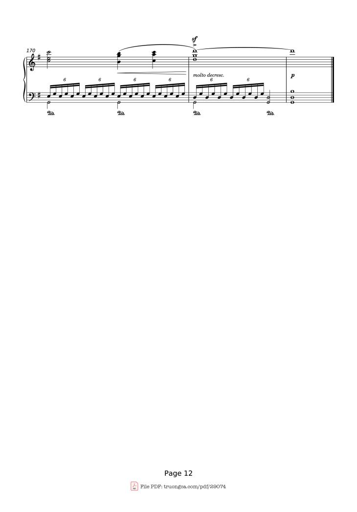 Page 12 of the piano sheet music PDF Piano – That Next Place Piano by Thomas Newman