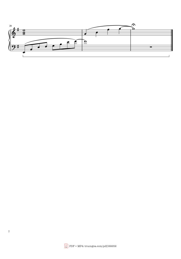 Page 2 of the piano sheet music PDF Piano – Remember Sadness Piano by Saint Seiya