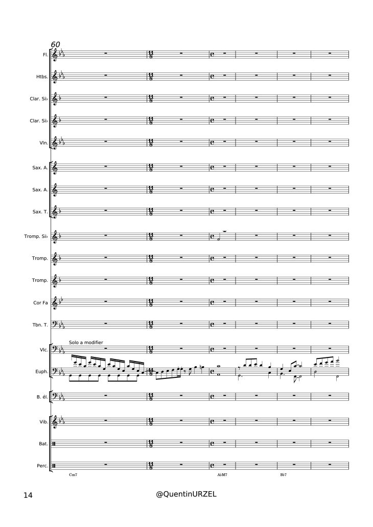 Page 14 of the piano sheet music PDF – Pegasus Fantasy Piano by Voroncova-Ksenija