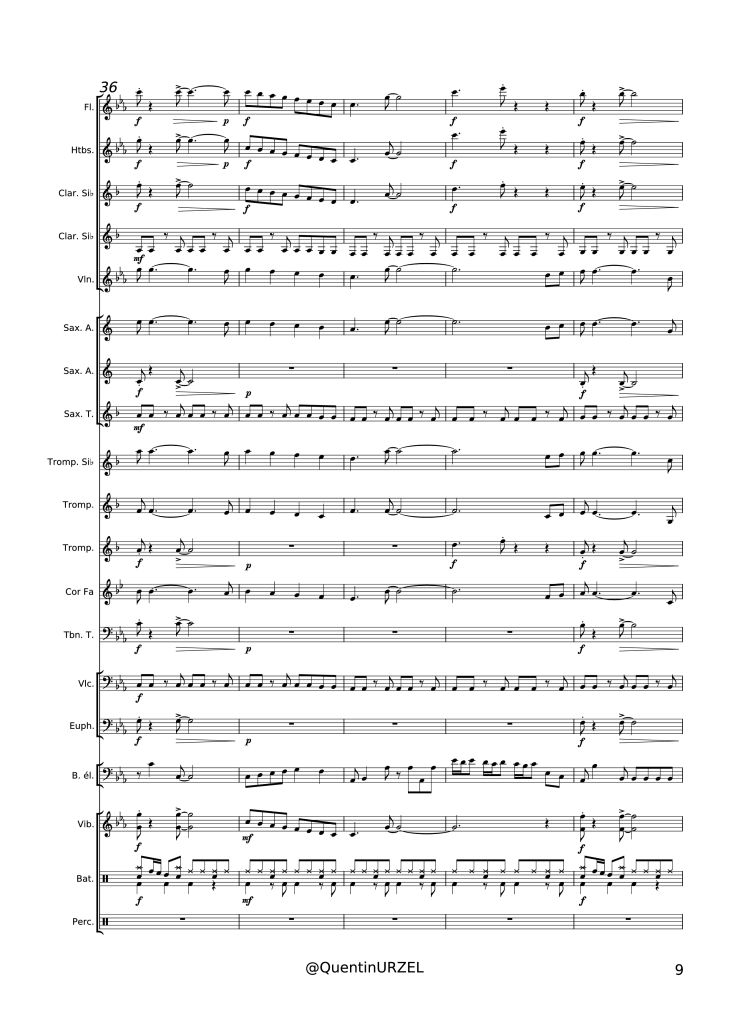 Page 9 of the piano sheet music PDF – Pegasus Fantasy Piano by Voroncova-Ksenija