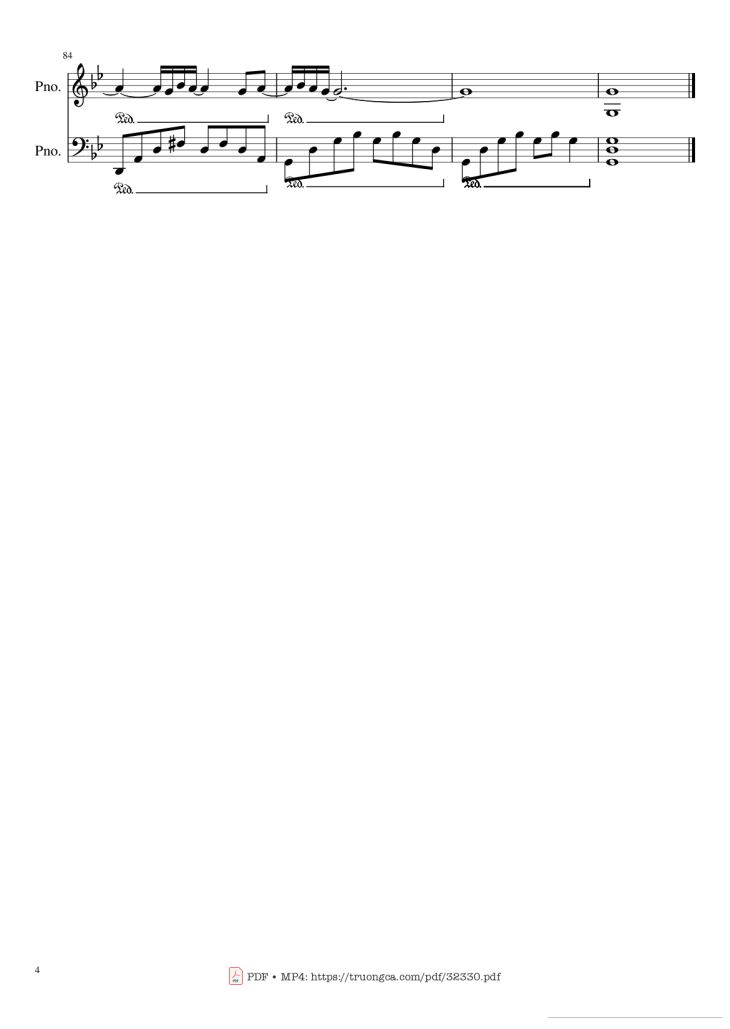 Page 4 of the piano sheet music PDF – It
