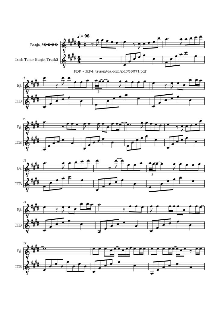 Page 1 of the piano sheet music PDF – Autumn In Melbourne (Mùa Thu ở Melbourne) Piano by 余光中