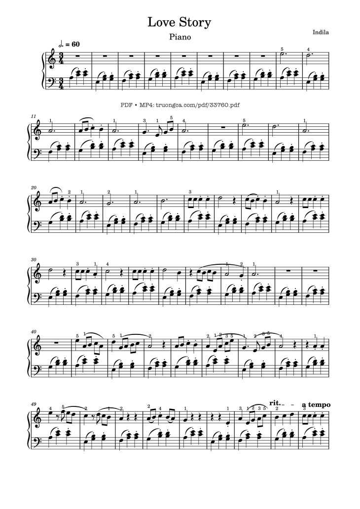 Page 1 of the piano sheet music PDF Piano – Christmas Concerto (Richard Clayderman) Piano by Corelli