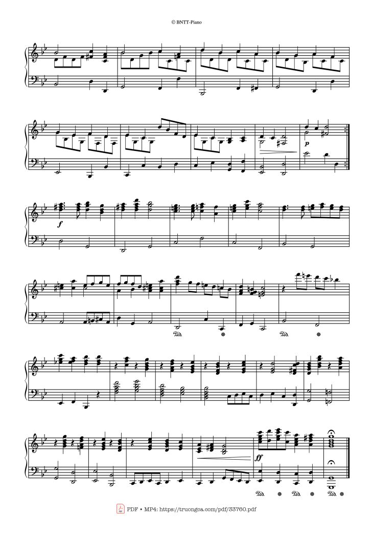 Page 3 of the piano sheet music PDF Piano – Christmas Concerto (Richard Clayderman) Piano by Corelli
