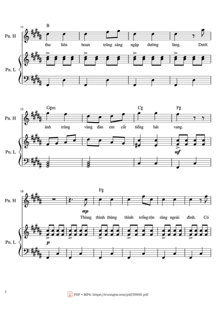 Thùng thình thùng thình trống rộn ràng ngoài đình, Trang 4