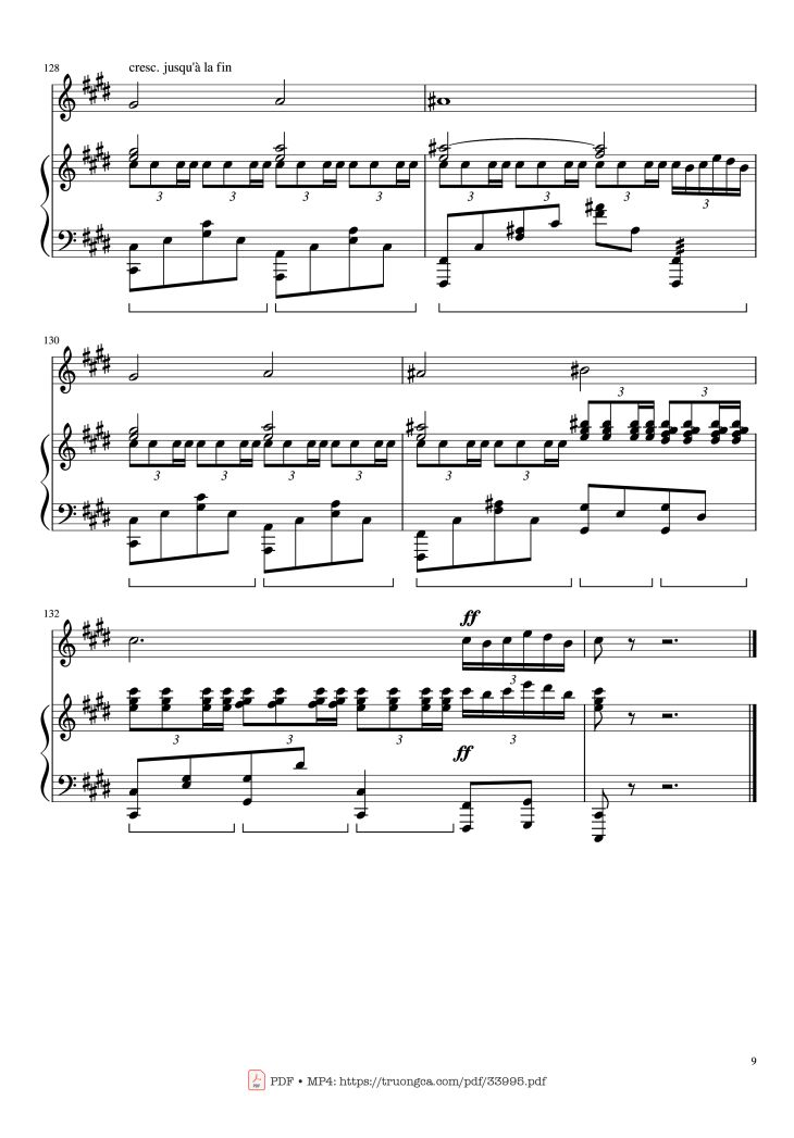 Page 9 of the piano sheet music PDF Piano – Pirates of the Caribbean Piano & Violin by Hans Zimmer
