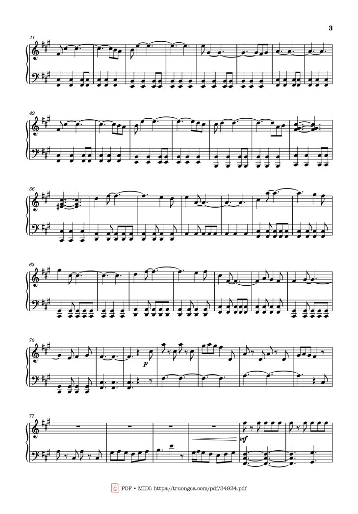 Page 2 of the piano sheet music PDF Piano – Up Is Down (Pirates of the Caribbean) by Hans Zimmer