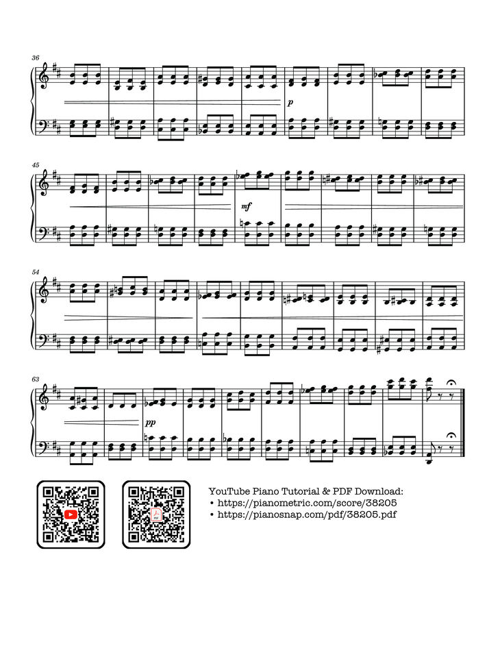 Page 2 of the piano sheet music PDF – Playing Hobby-Horses, Children
