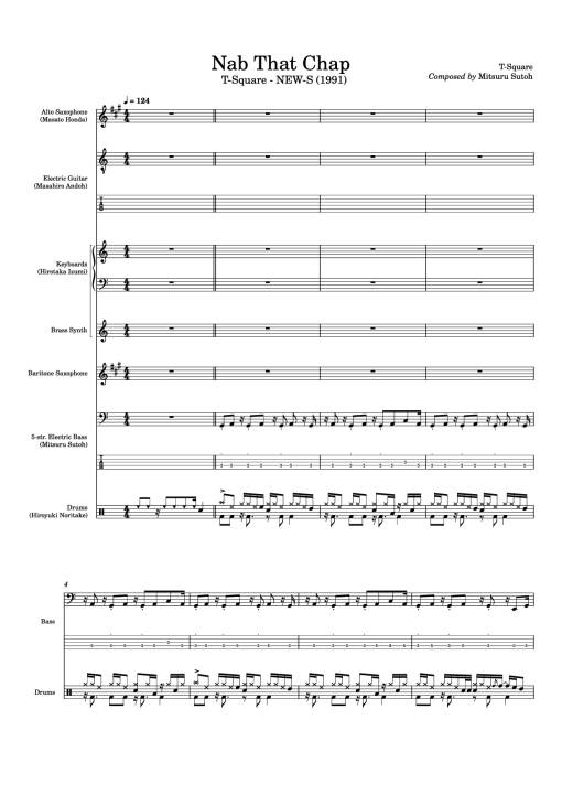 Sheet Music PDF for Nab That Chap Piano