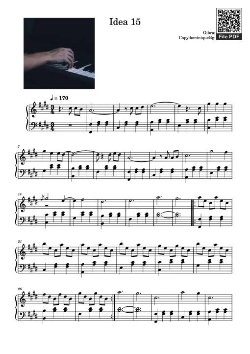 Idea 15 Piano - Gibran Alcocer