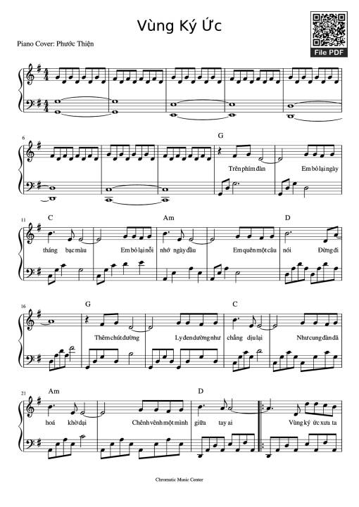 Vùng Ký Ức Piano