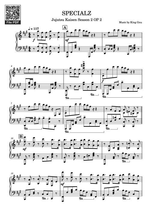 SPECIALZ Piano - Music By King Gnu