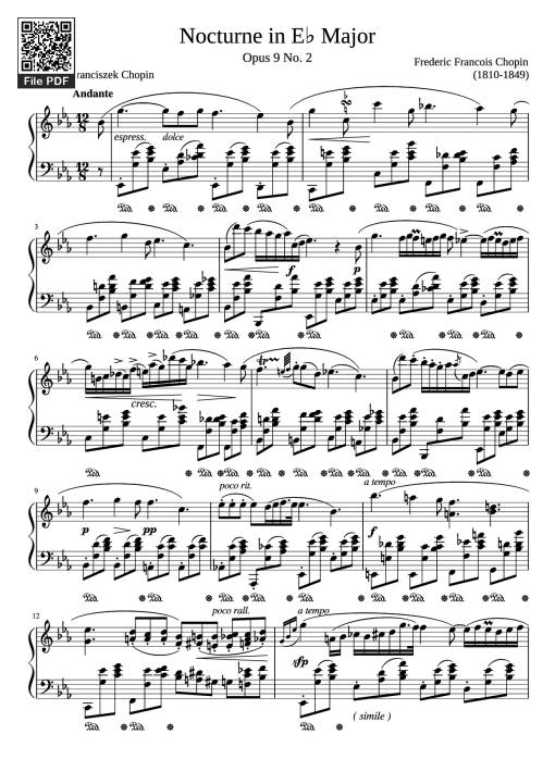 Nocturne in E♭ Major, Op.9 No.2