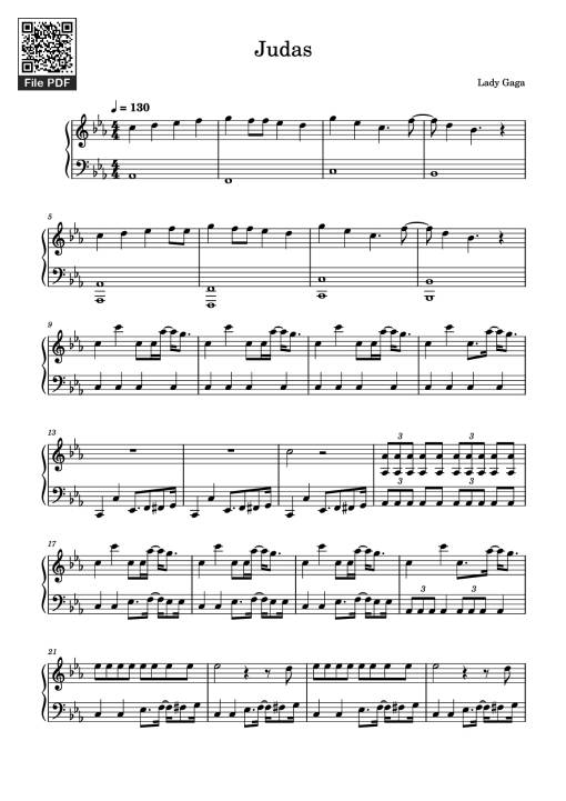 Judas Piano - Lady Gaga