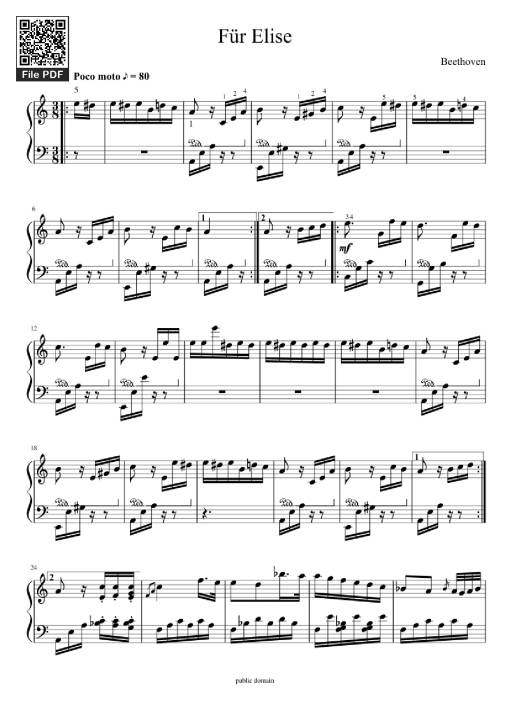 Für Elise Piano - Beethoven