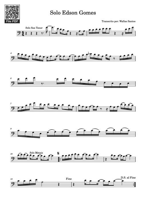 Solo Edson Gomes Piano